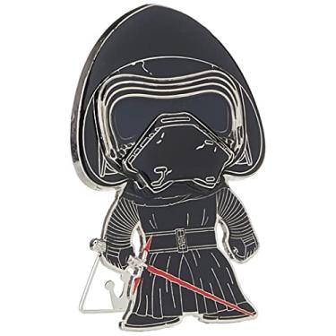 Imagem de Funko Pop Broche esmaltado grande Star Wars: Kylo Ren - Kylo Ren - Alfinetes esmaltados Star Wars - Broche colecionável fofo - para mochilas e bolsas - Ideia de presente - Mercadoria oficial, One