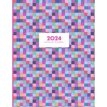 Imagem de 2024 Monthly Planner: At a glance Monthly Weekly & Daily Schedule Organizer & Planning Agenda January to December 2024 Calendar Planner (Creative Planner 2024)