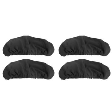 Imagem de 2 Pares de Utensílios Domésticos, Protetor Elástico Removível Capa de Poltrona para Estação de Trabalho Cadeira de Mesa Cadeira Giratória Cadeira de Escritório Capa de Apoio de