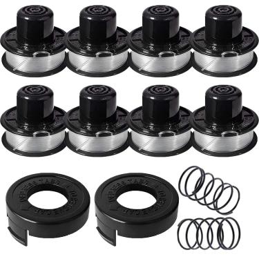 Imagem de YHLFOOZ Carretel Weed Eater Carretel de alimentação automática de 6 m 0,2 cm Refil para aparadores Black and Decker RS-136 GE600 ST800 ST1000 ST4000 ST6800