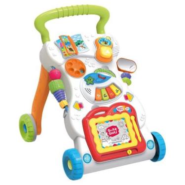 Imagem de Andador Multi Atividades Baby com Quadro Mágico Luz e Som - DM Toys
