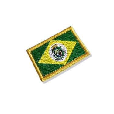 Imagem de BE0427-011 Bandeira Ceará Patch Bordado 5,7x3,8cm - BR44