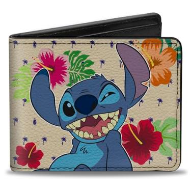 Imagem de Buckle-Down Pose masculina piscando de ponto + ícones de família Ohana significa família/tropical, multicolorido, tamanho padrão