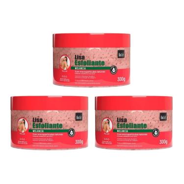 Imagem de Creme Esfoliante Soft hair 300g Biosoft Melancia - Kit 3un