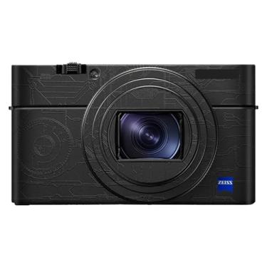 Imagem de Adesivo de capa de câmera antiarranhões para Sony RX100VI RX100VII Película protetora de câmera Decalques RX100M6 RX100M7 (Circuit Black)
