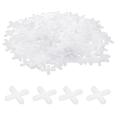 Imagem de HARFINGTON 100 peças espaçadores de azulejo 4 mm plástico rígido cruz azulejos nivelador espaçador instalação clipes de espaçamento de cerâmica para chão de parede