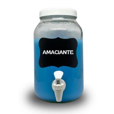 Imagem de Dispenser capacidade  de 3 litros para amaciante ou sabão liquido - Gi