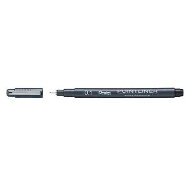 Imagem de Pentel Marcador calibrado pigmentado Pointliner, ponta de 0,1 mm
