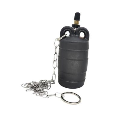 Imagem de IEUDNS Balão de plugue de tubo inflável, plugue de teste de encanamento pneumático com corrente com corrente e alça para o cano de drenagem de esgoto do, para Dn50