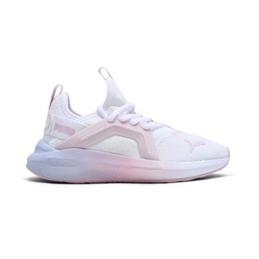 Imagem de PUMA Tênis infantil unissex Softride Enzo Evo, Puma Branco-rosa malva - clima frio, 17