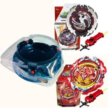 Imagem de Beyblades Dead Phoenix Vs Revive Phoenix - Arena Dash - Top Gyro