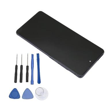 Imagem de Conjunto de substituição de tela de telefone, conjunto de montagem de moldura digitalizadora de tela sensível ao toque, kit de reparo de LED orgânico para consertar smartphone