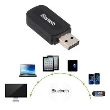 Imagem de Bluetooth Adaptador USB para Músicas Carro - Áudio Estéreo 2.1 Usb P2 