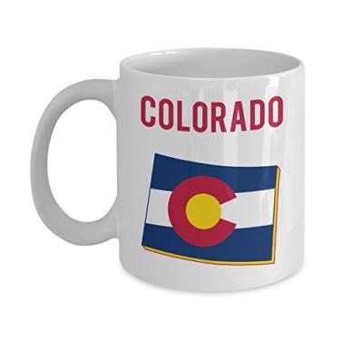 Imagem de Caneca Colorado – Chá divertido com xícara de café de cacau quente – Novidade, aniversário, Natal, aniversário, aniversário de casamento