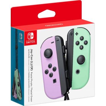 Imagem de Nintendo - Controle sem fio para video game Joy-Con (L/R) - Roxo Pastel/ Verde Pastel-HACAJAWAF