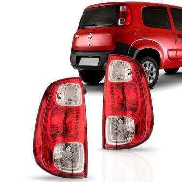 Imagem de Lanterna Traseira Fiat Uno Vivace 2010 2011 2012 Bicolor - SP ACESSÓRI