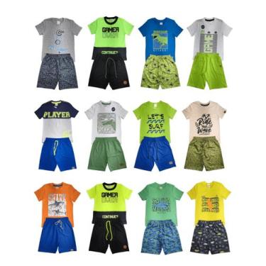 Imagem de Kit 10 Peças Sortidas  5 Conjuntos Verão Menino - Bykyko, 1