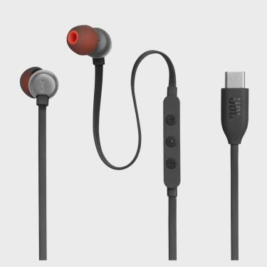Imagem de Fone de Ouvido jbl Tune 310C usb-c In Ear Preto - LT310C