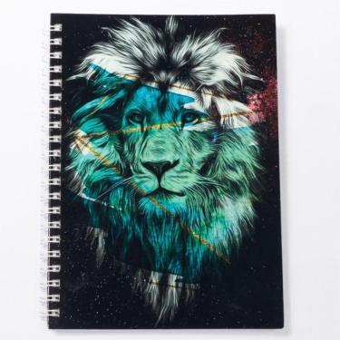 Imagem de Caderno De Anotações - Coleção Religião - Capa Dura Capa/modelo Leão Holográfico