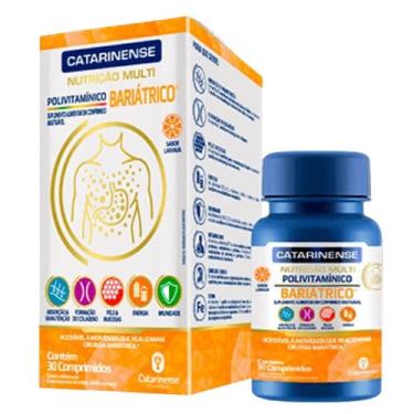 Imagem de Catarinense nutrição multi bariátrico C/30 comp. Mastigáveis sb. Laranja kit C/2 caixas
