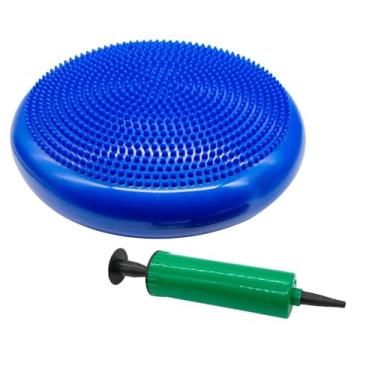 Imagem de Disco de Equilíbrio 33cm Yoga Pilates Fisioterapia com Bomba Inflável