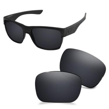 Imagem de AOZAN Lentes de reposição ANSI Z87.1 para óculos de sol Oakley TwoFace OO9189, Preto metálico, TwoFace