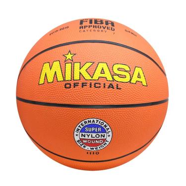 Imagem de Mikasa Bola de Basquete 1110 Borracha Laranja