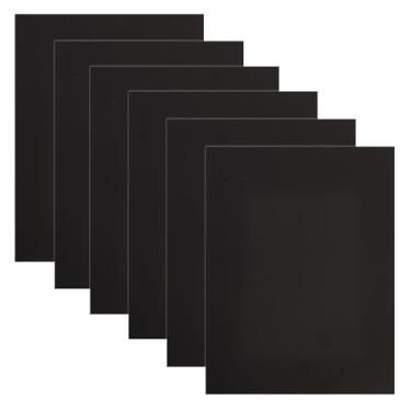 Imagem de NICENEEDED 6 peças de papel de marcação de gravação a laser, papel colorido de gravação de 21 x 28 cm, papel de escurecimento a laser dupla face, ferramentas de máquina de gravação a laser DlY para