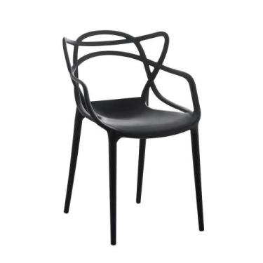 Imagem de Cadeira De Jantar Allegra Flex Pp Rivatti - Preto