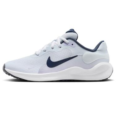 Imagem de Nike Tênis infantil unissex Revolution 7 (Gs), Cinza futebol americano Midnight Navy Lilac Bloom, 6.5 Big Kid
