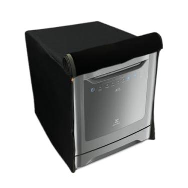 Imagem de CAPA PARA LAVA LOUÇAS ELECTROLUX 8 SERVIÇOS IMPERMEÁVEL FLEX (Preto)