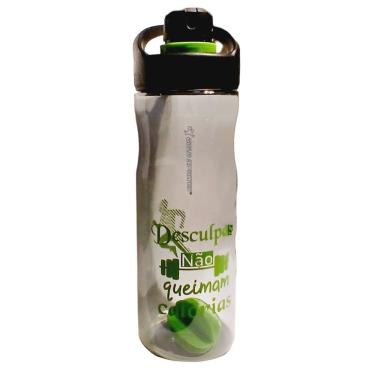 Imagem de Garrafa e Sheikeira Gold Sports Translucid Training - BPA - FREE 900 ML