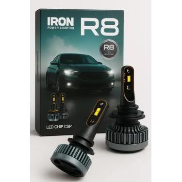 Imagem de Kit Ultra Led Slim H4 Iron Dakar 30000lm 6500k