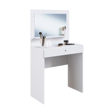 Imagem de Penteadeira com Iluminação Led Star 1 Gaveta com Divisórias