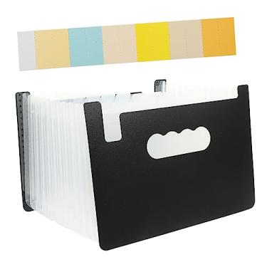 Imagem de 2 peças de armazenamento de recibos, pasta de material de escritório, mini itens para carteira, mini organizador de cupons, carteira de plástico, acessório de escritório, organizador de cupons de