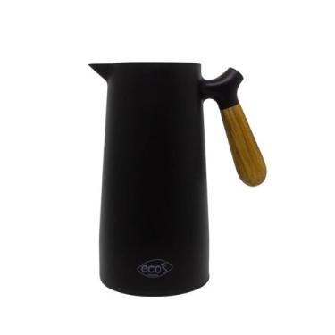 Imagem de Garrafa térmica Cabo de Madeira 1 litro Wood várias cores - Sake Comer