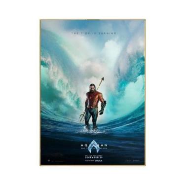 Imagem de Pôster Adesivo de Parede Aquaman e o Reino Perdido - Decoração Vintage