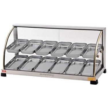 Imagem de Estufa Curva Dupla, 12 Bandejas, 127v, Marchesoni, Ouro Ef.2.221, Inox