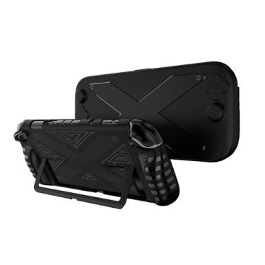 Imagem de TGDPLUE Switch 2 DualShield Case Set 2025 - Capa superior ABS e capa de TPU destacável, 2 tampas Joycon, 2 protetores de vidro temperado | À prova de crianças/animais de estimação, antiarranhões