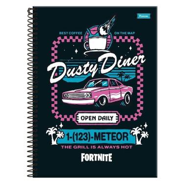 Imagem de Caderno Univ 10 Matérias 160Fls Fortnite Dusty Foroni