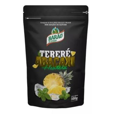 Imagem de Erva Mate Tereré BARÃO ABACAXI E HORTELÃ Sem Glúten 500 g - Barão de C