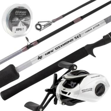 Imagem de Kit Vara New Diamond 1,68m + Carretilha S22 e Linha mono - Albatroz Fi