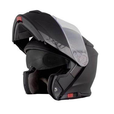 Imagem de Capacete X11 Turner Solides Escamoteável Preto Fosco - 58