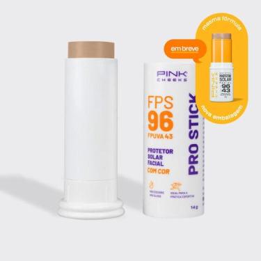 Imagem de Pink Cheeks Pro Stick Protetor Solar Facial com Cor Multifuncional FPS