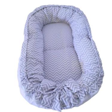 Imagem de Ninho Redutor de Berço Bebê com Almofadinha Laço Ajústavel - Alice Enx