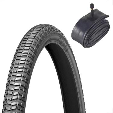 Imagem de Pneu Levorin Atacama Aro 26 x 1.95 + Camara de ar Shiver bico grosso Bicicleta Bike Mtb Dh