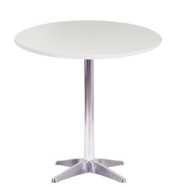 Imagem de Base de Mesa Delta em Alumínio 75 cm (Altura) com Tampo em MDP Redonda