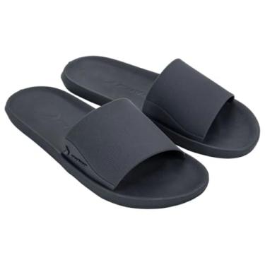 Imagem de Rider Feel Chinelo Slide Masculino, Preto, Antiderrapante e Confortável (Cinza, BR, Adulto, Numérico, M, 42)