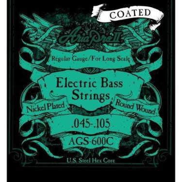 Imagem de Encordoamento Baixo 4 Cordas Coated .045 Ags600C Aria Pro Ii