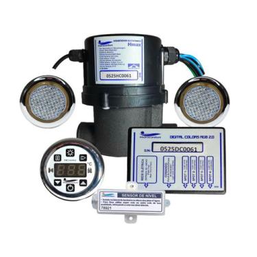 Imagem de Aquecedor Hidro Banheira Hidroconfort Hcromo 8000w 2 Spot